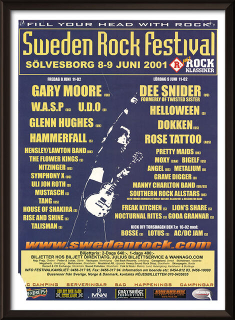 Sweden Rock 2001